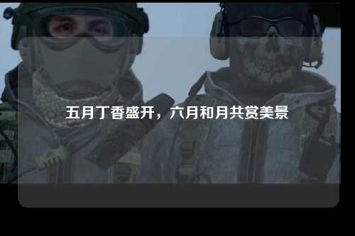 五月丁香盛开，六月和月共赏美景