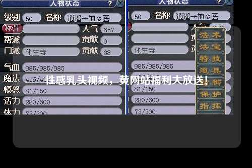 性感乳头视频，黄网站福利大放送！
